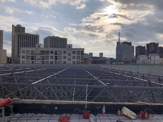 文山云南昆明联勤保障部队65070工程-军体训练馆网架